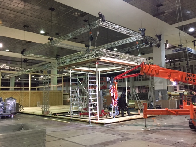 sapa batibouw stand in opbouw