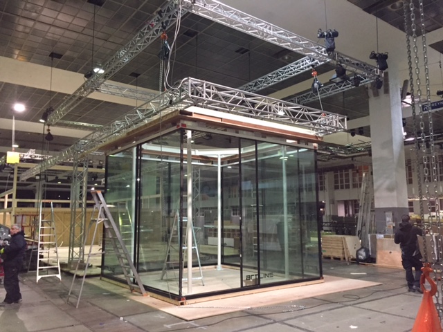 sapa batibouw stand in opbouw