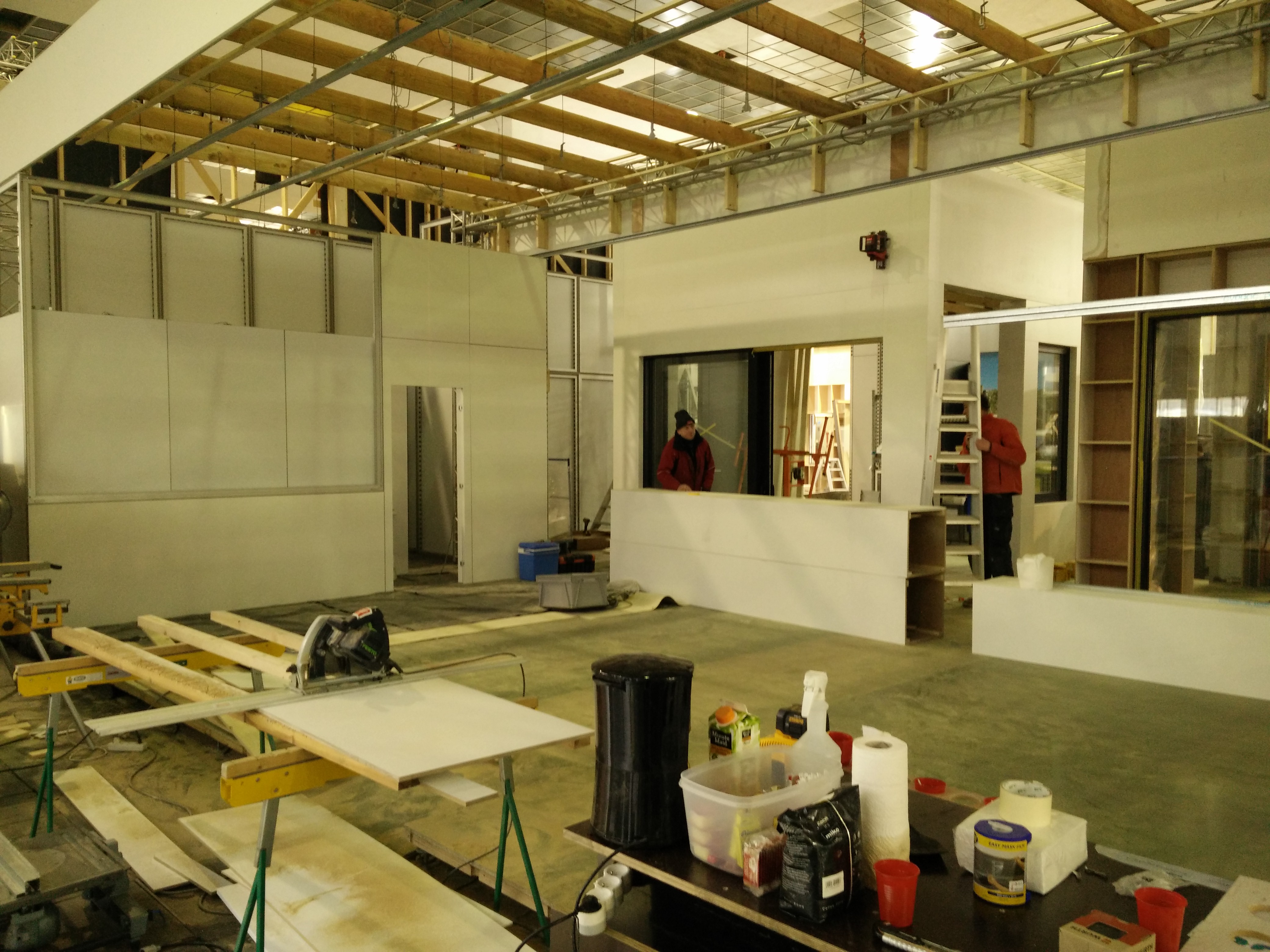 sapa batibouw stand in opbouw