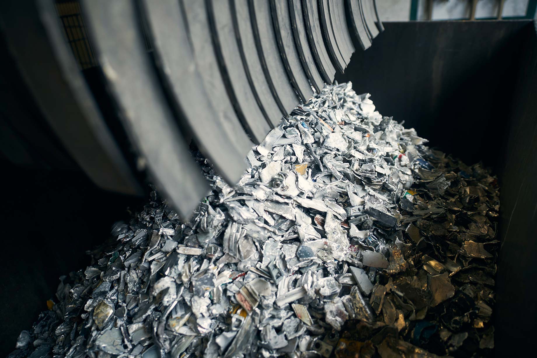 versnipperd aluminium schroot