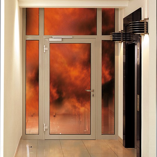Brandwerende deur met brandwerend raam voor een hogere veiligheid