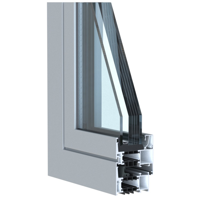 aluminium inbraakwerend raamsysteem geschikt voor ramen en deuren van gebouwen die hoge veiligheid vereisen