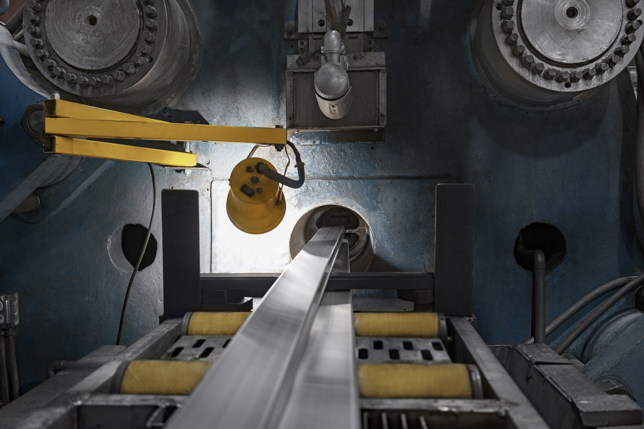 aluminium profiel in productie