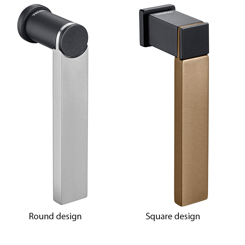 exlusief aluminium luxe handvat met rond design of vierkantig design