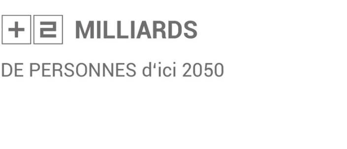 +2 milliards de personnes d'ici 2050