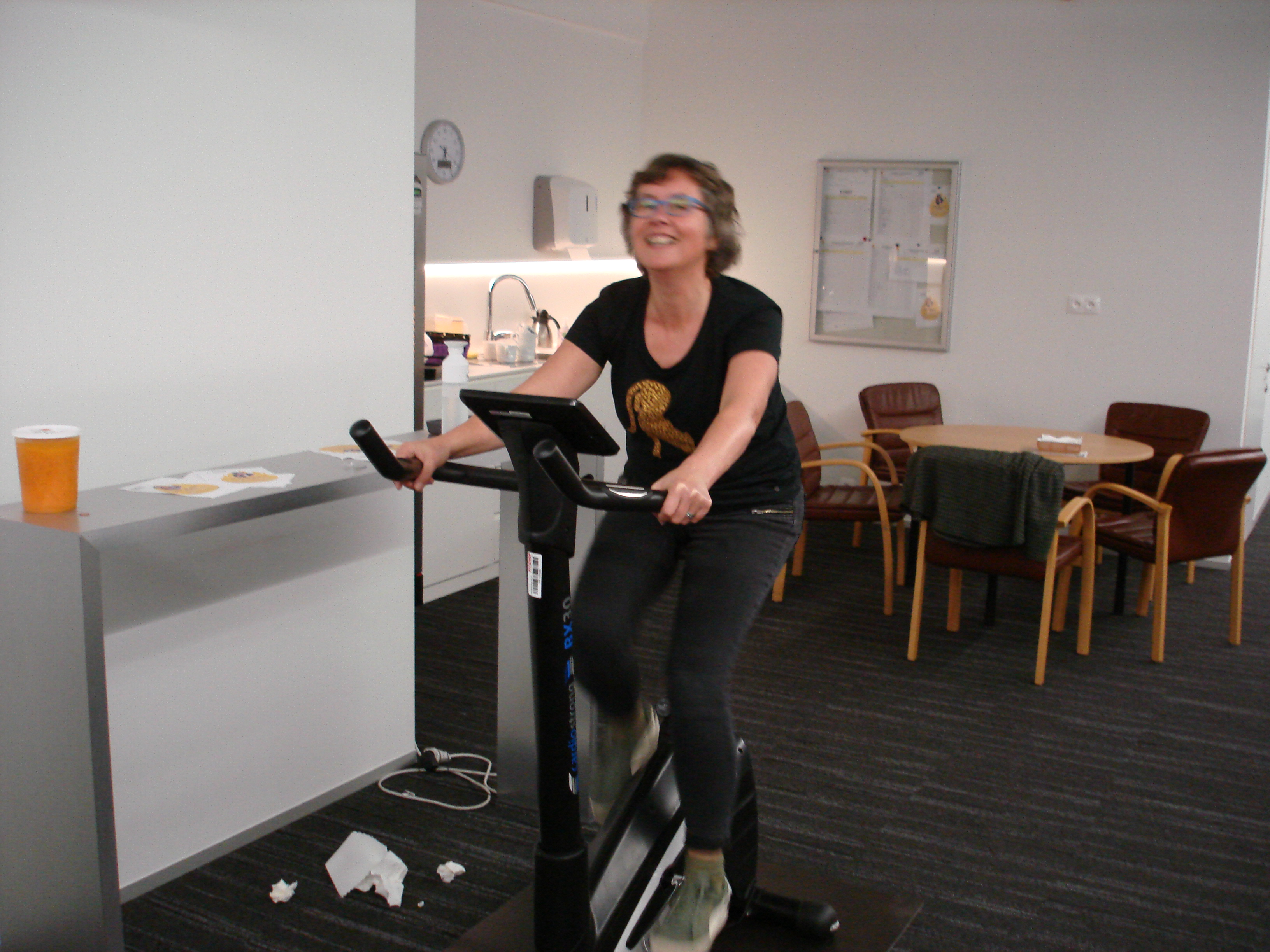 fietsende sapa medewerker
