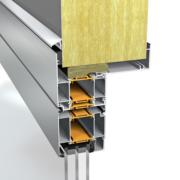 Sapa Door 2086 in panel wall